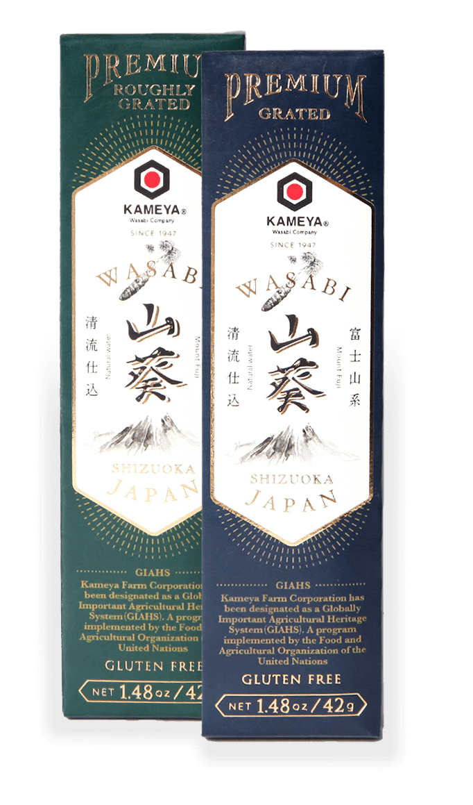 kameya wasabi products grouped